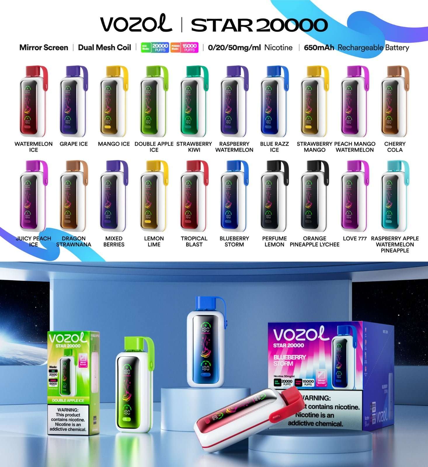 Vozol Star 20000 PUFFS